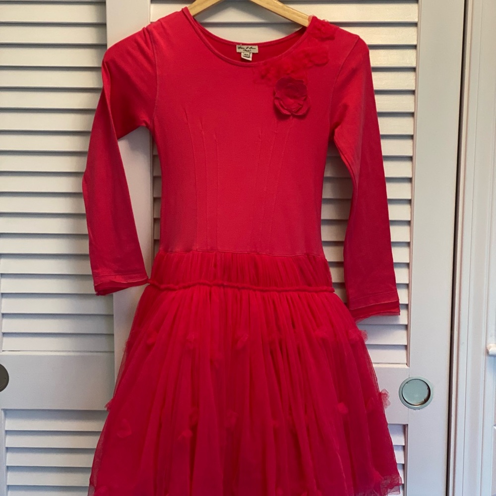 Hot Fuchsia Pink Boutique Ballerina girls dress
